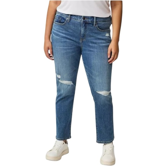 Torrid Perfect Boyfriend Mid-Rise Jeans Memory Lane - Size 24W Regular - Picture 2 of 13